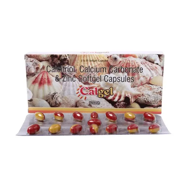 Calgel Soft Gelatin Capsule from Intas for Bone and Nerves Health