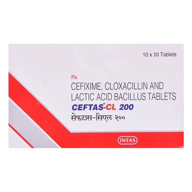 Ceftas CL 200 mg Tablet