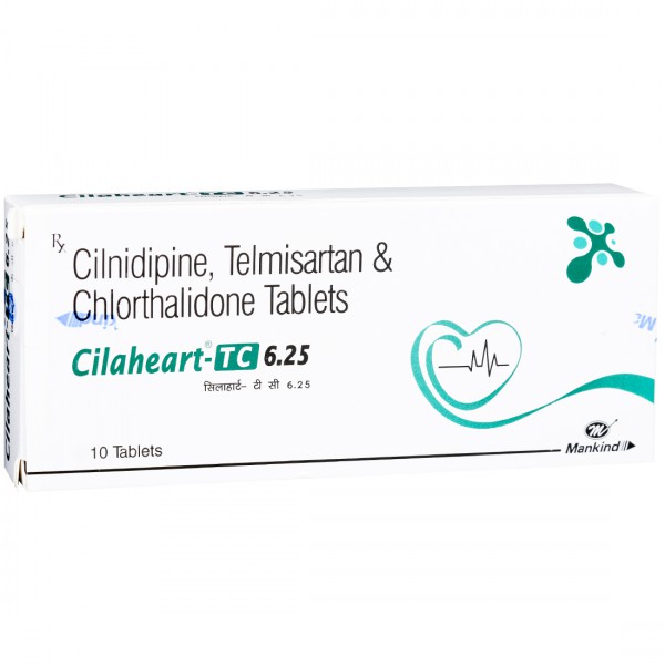 Cilaheart TC 40mg/10mg/6.25mg Tablet