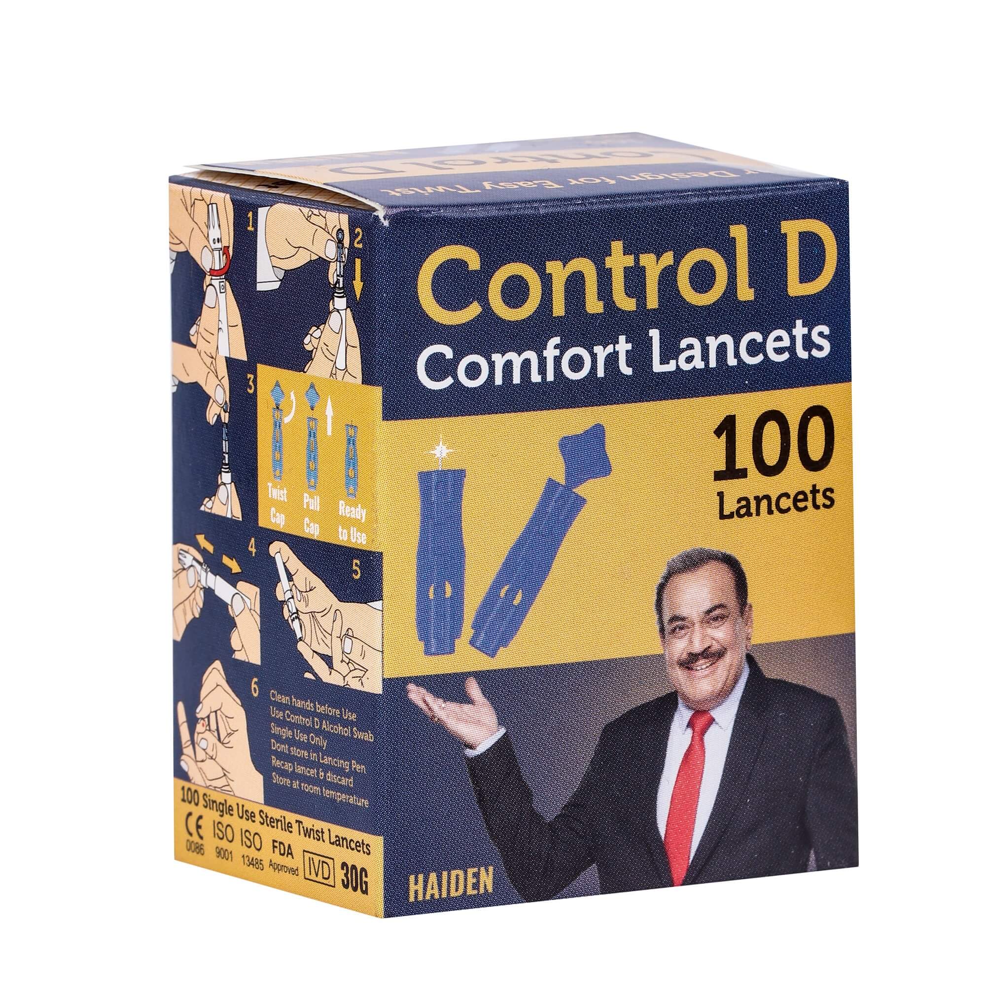 Control D Comfort Lancet (Only Lancets)