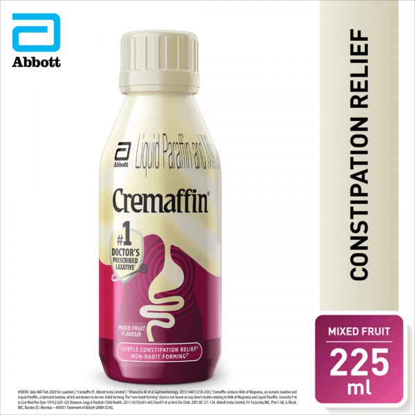 Cremaffin Constipation Relief with Liquid Paraffin | Flavour Mixed Fruit