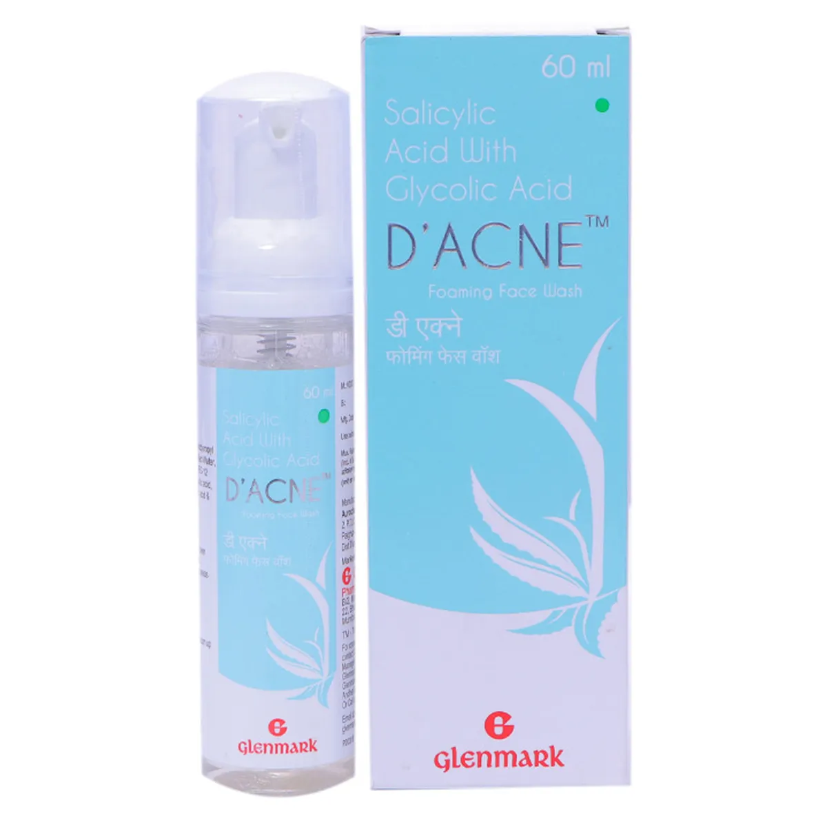 D Acne Foaming Face Wash with Salicylic & Glycolic Acid