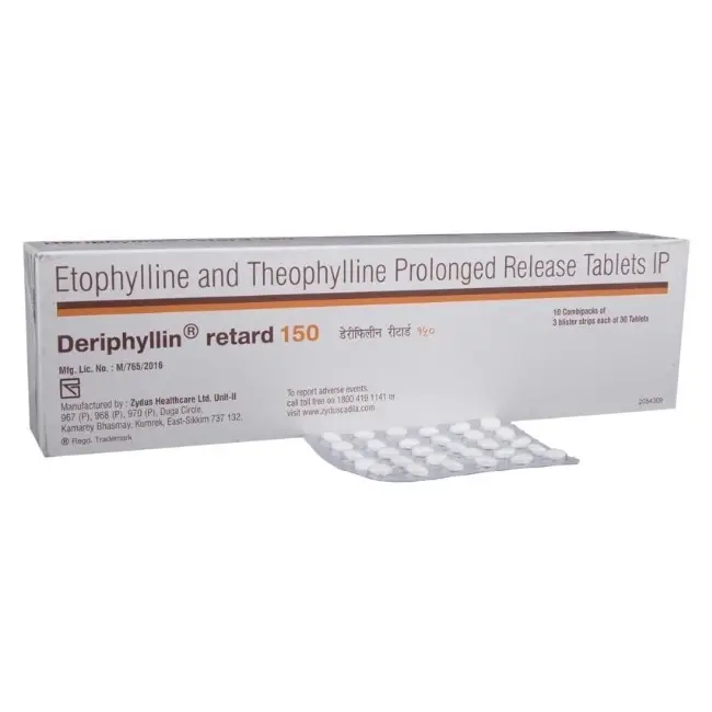 Deriphyllin Retard 150 Tablet PR