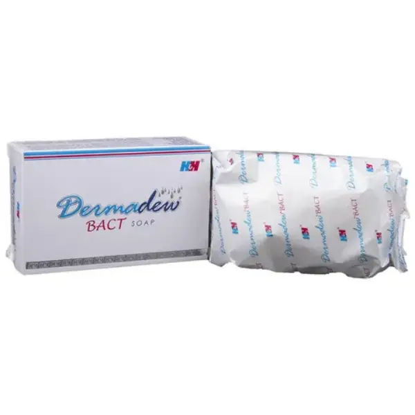 Dermadew Bact Soap for Gentle Skin Cleansing, Hydration & Protection