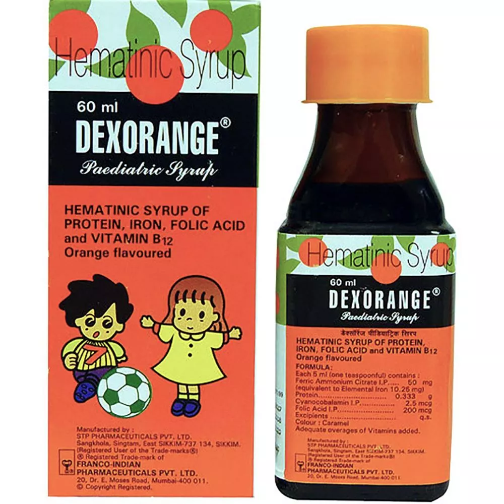 Dexorange Paediatric Syrup Orange