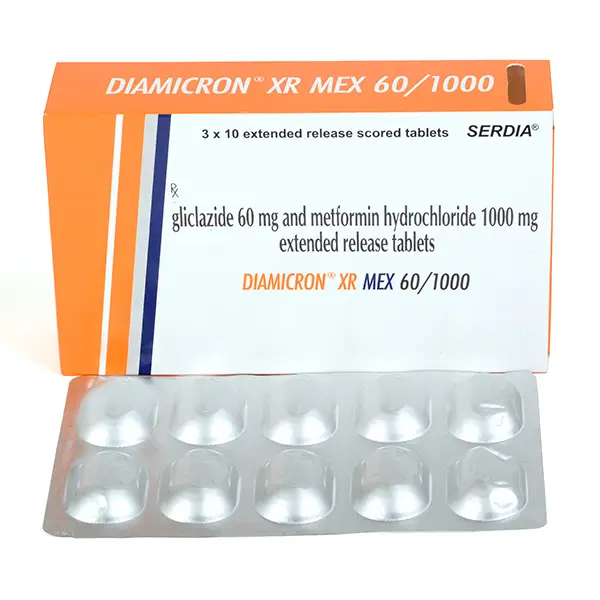 Diamicron XR Mex 60/500 Tablet