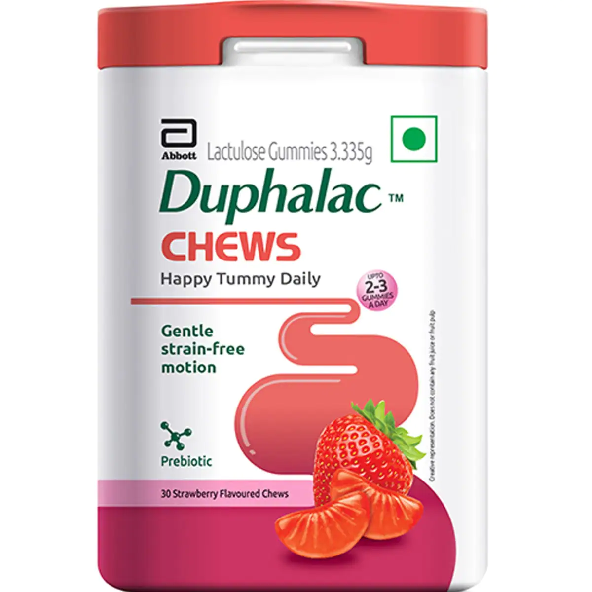 Duphalac Chews Gummy Strawberry