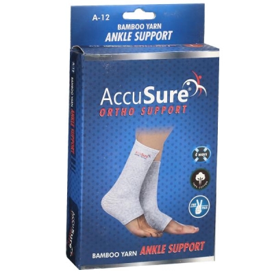 AccuSure A-9 Elastic Ankle Support Large