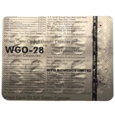 Wgo-28 Soft Gelatin Capsule