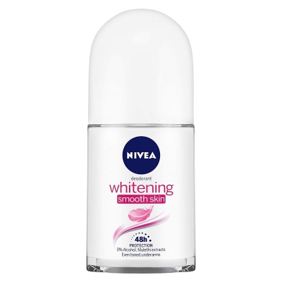 NIVEA Whitening Smooth Skin Women Deodorant Roll On For 48h Protection