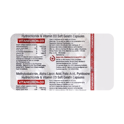 Vitaneuron-D3 Soft Gelatin Capsule