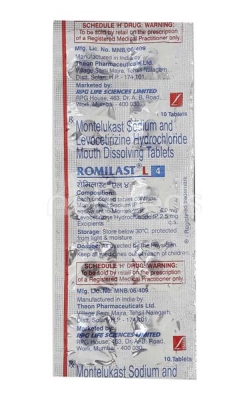 Romilast L 2.5 mg/4 mg Tablet