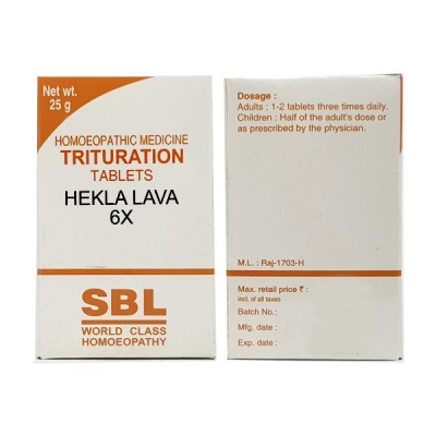 SBL Hekla Lava Trituration Tablet 6X