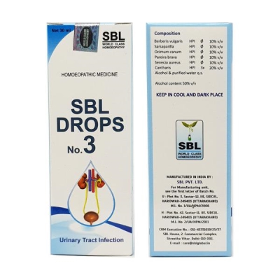 SBL Drops No. 3 (For UTI)