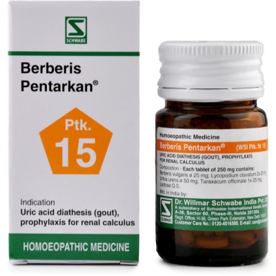 Dr Willmar Schwabe India Berberis Pentarkan Tablet