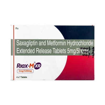 Riax-M XR 5mg/500mg Tablet