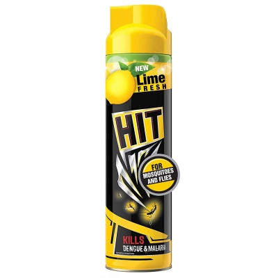 HIT Mosquito and Fly Killer Spray - 200ml (Lime Fragrance)