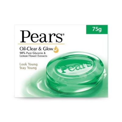 Pears Soap Oil Clear&Glow (Green) 75 gm