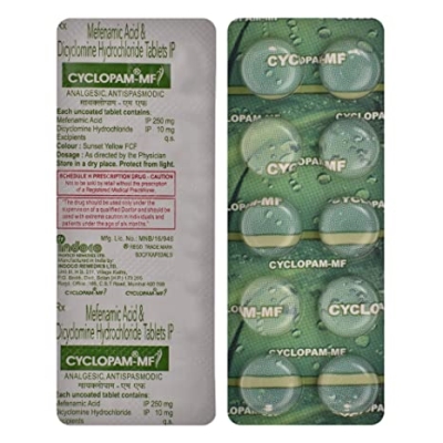 Cyclopam-MF 10mg/250mg Tablet