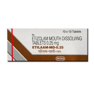 Etilaam 0.25mg Tablet MD