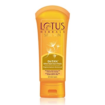 Lotus Herbals Detan After-Sun Face Pack 100 gm