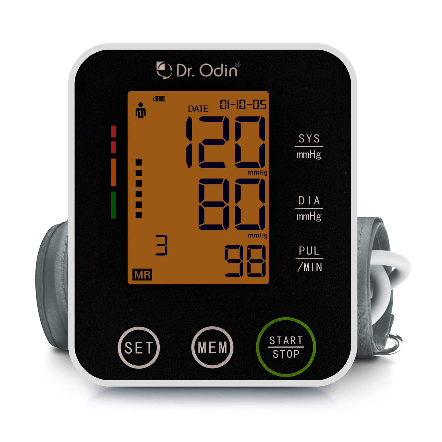 Dr. Odin BSX516 Digital Blood Pressure Monitor Black