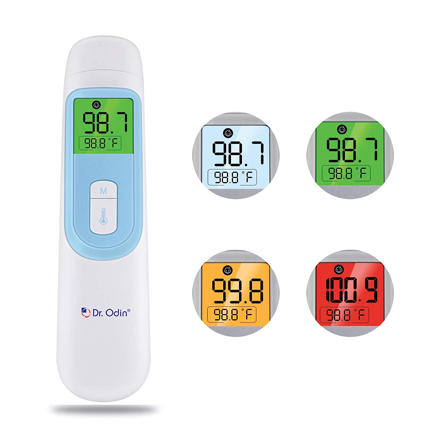 Dr. Odin AOJ-20D Infrared Thermometer for Forehead & Ear