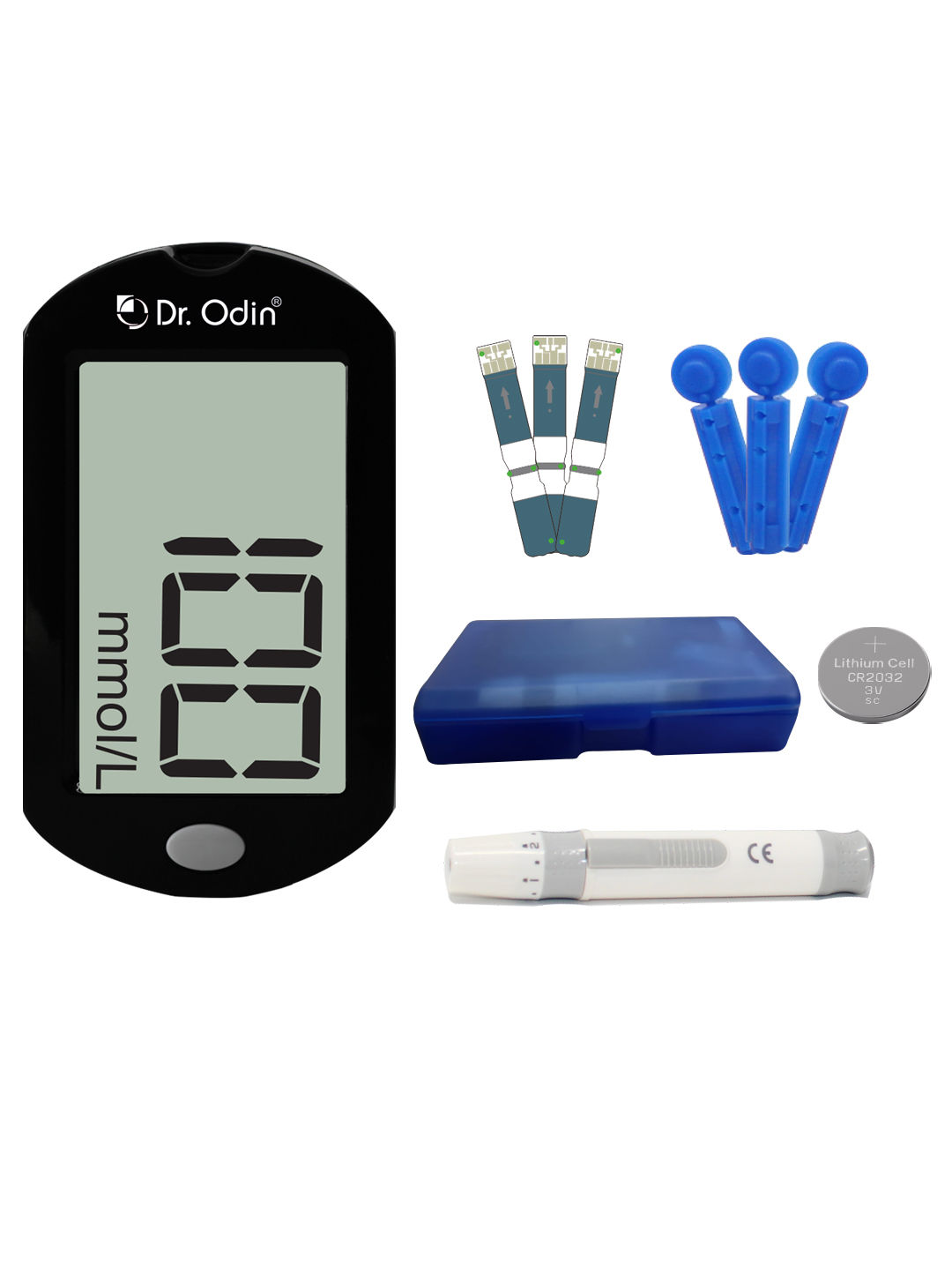 Dr. Odin AC307 Blood Glucose Monitor GDH-FAD - Kit