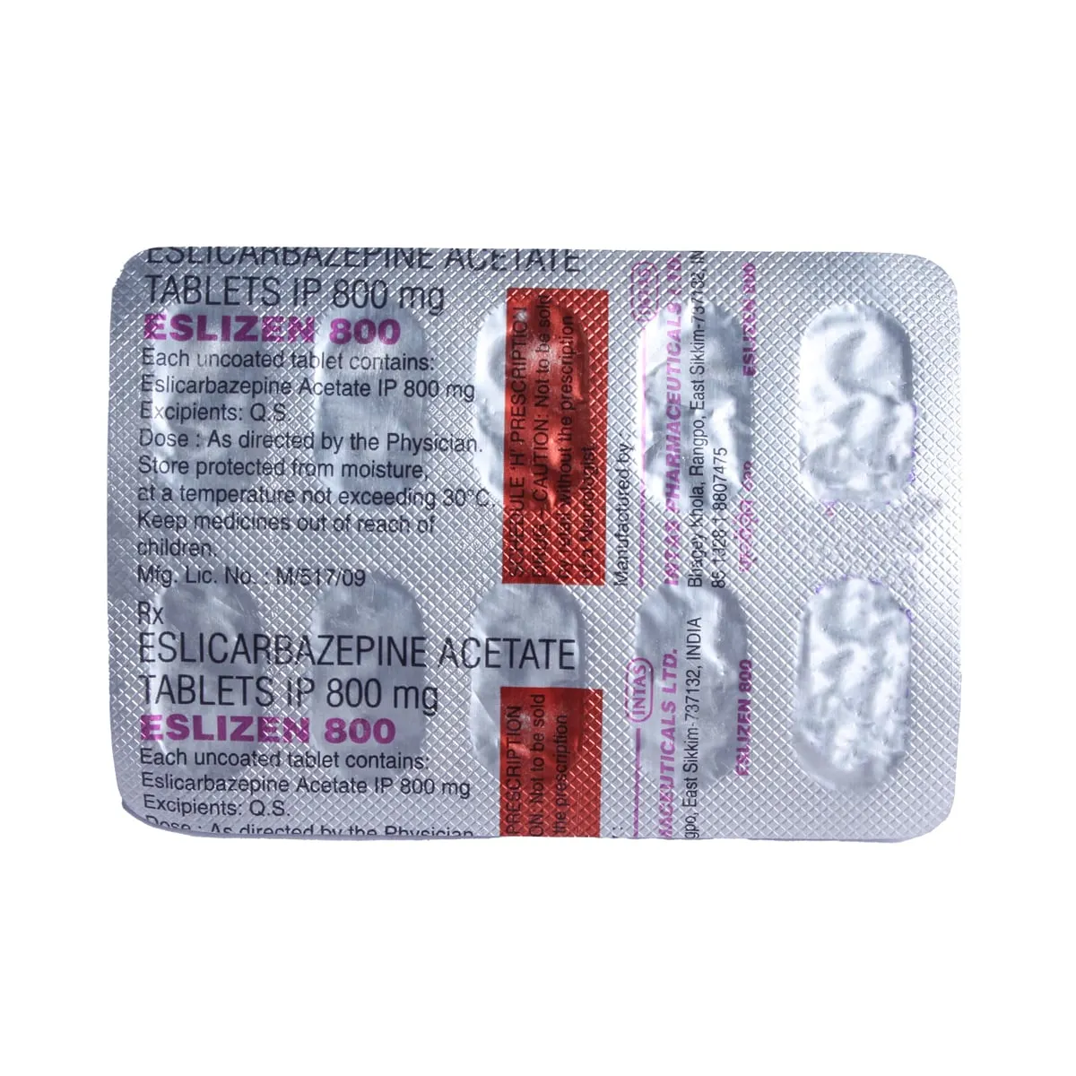 Eslizen 800mg Tablet