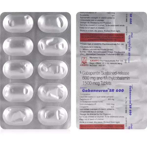 Gabaneuron SR 600 Tablet