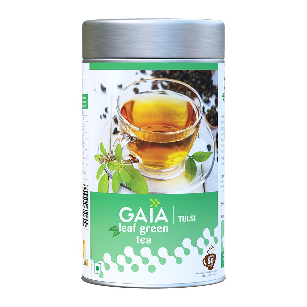 GAIA Leaf Green Tea with Tulsi
