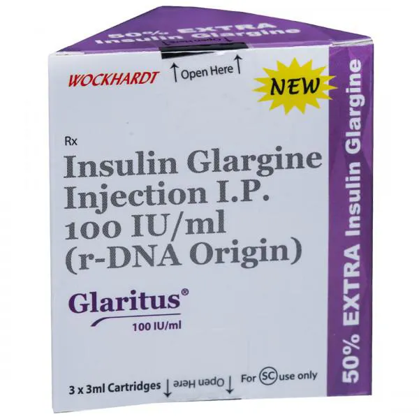 Glaritus 100IU/ml Injection 3ml