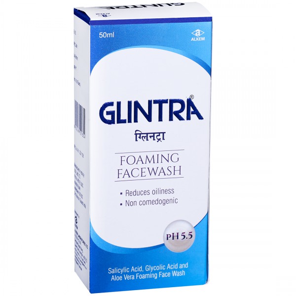 Glintra pH 5.5 Foaming Facewash