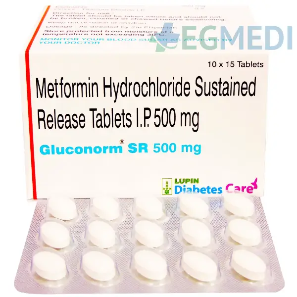 Gluconorm SR 500mg Tablet