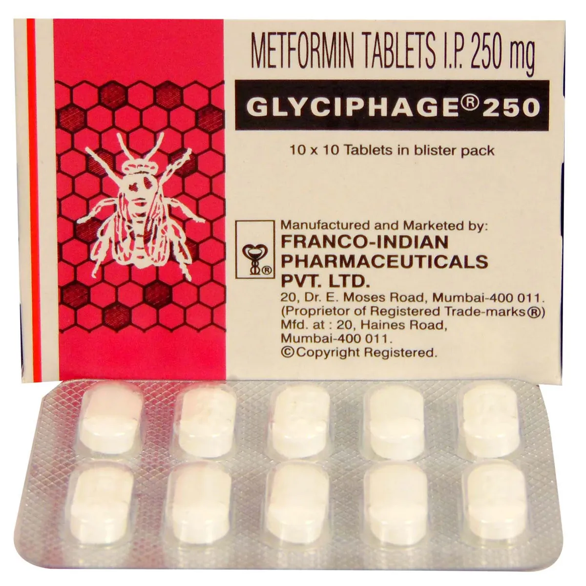 Glyciphage 250 Tablet