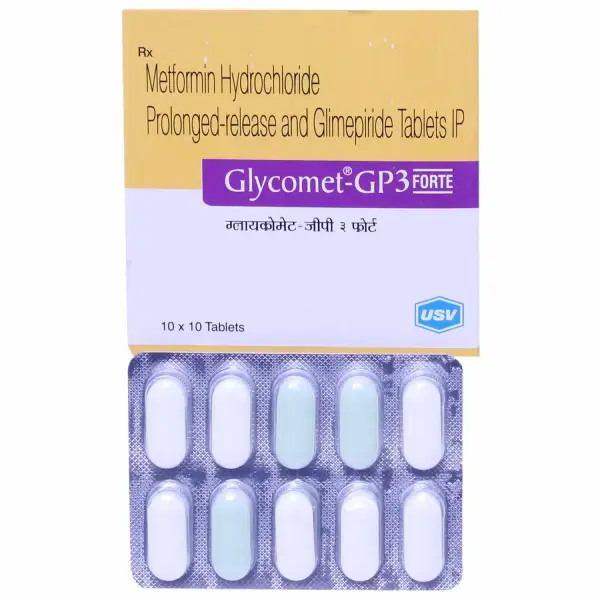 Glycomet GP 3 Forte Tablet