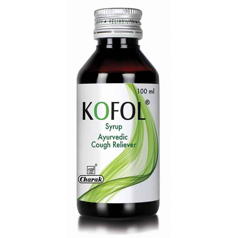 Charak Kofol Ayurvedic Syrup for Cough Relief