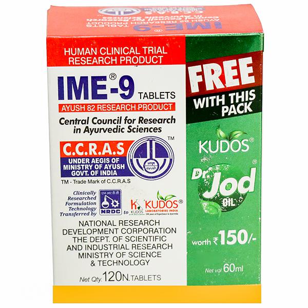 IME-9 Tablet with Dr Jod Oil 60ml Free