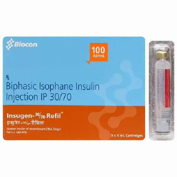 Insugen 30/70 100IU Refil Cartridge