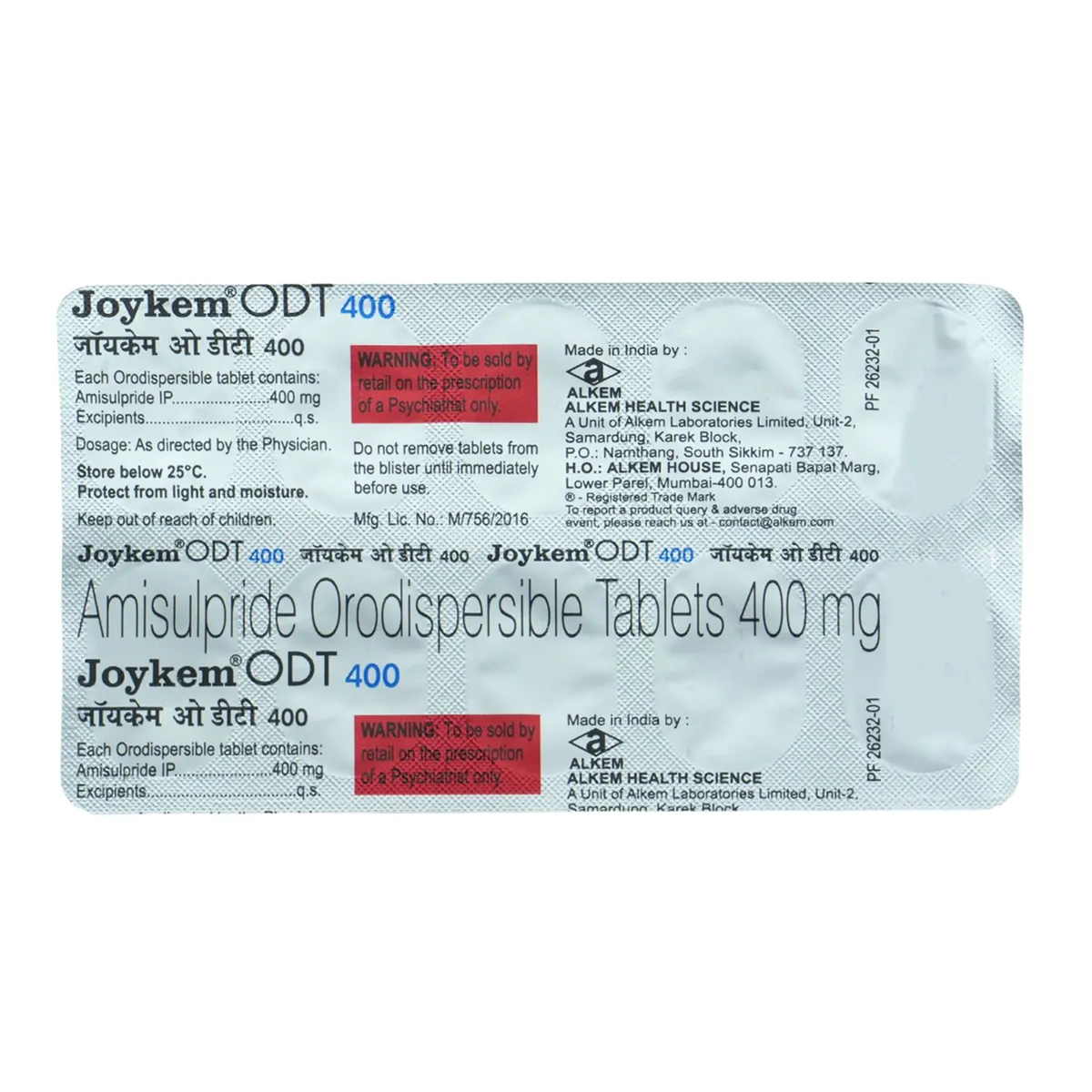 Joykem ODT 400mg Tablet