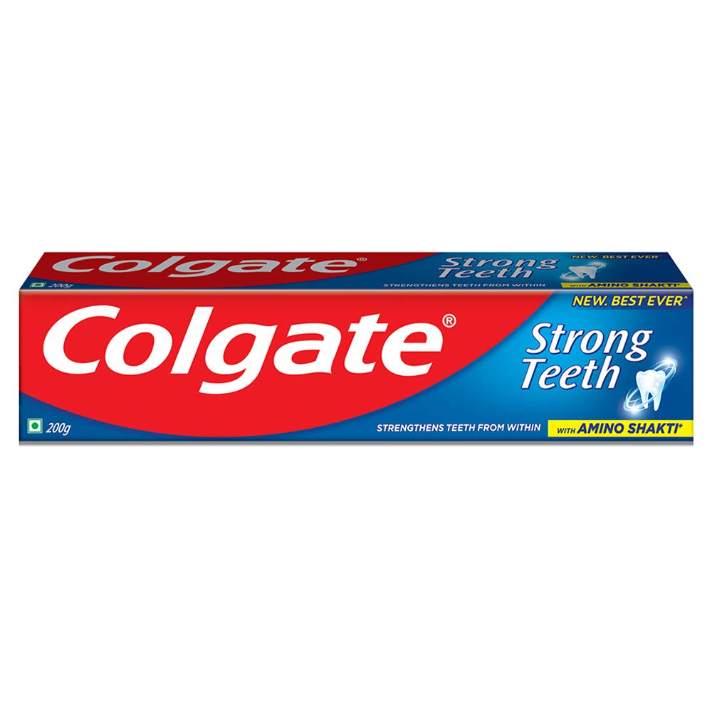 Colgate Strong Teeth Toothpaste with Amino Shakti