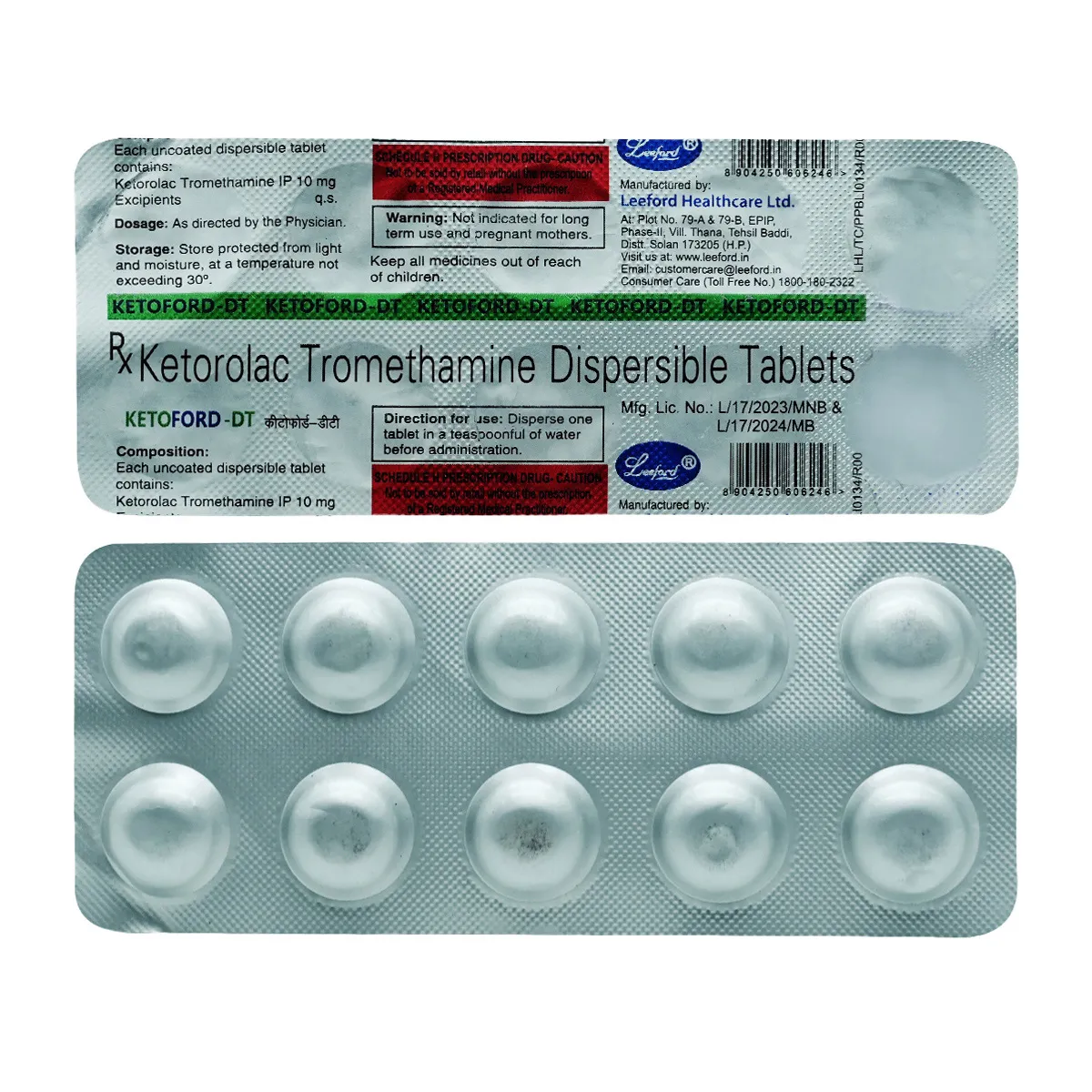 Ketoford 10mg Tablet DT