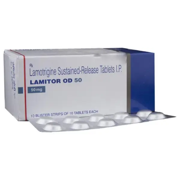 Lamitor OD 50 Tablet SR