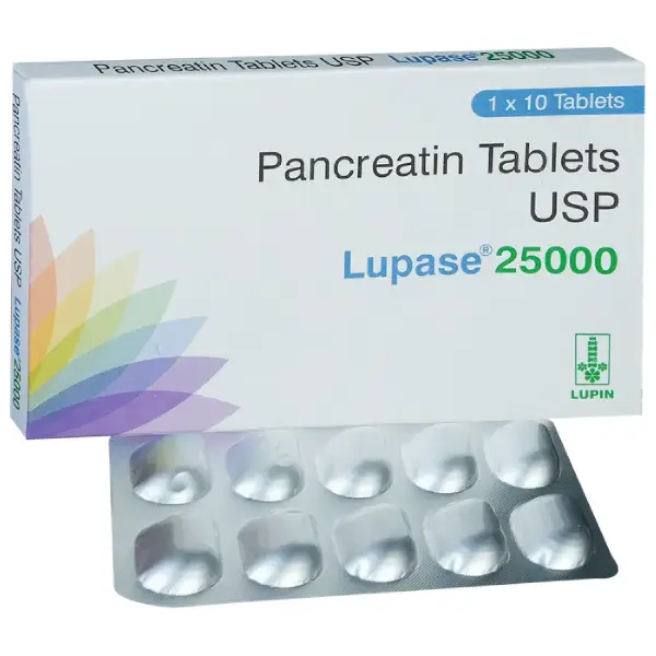 Lupase 25000 Tablet