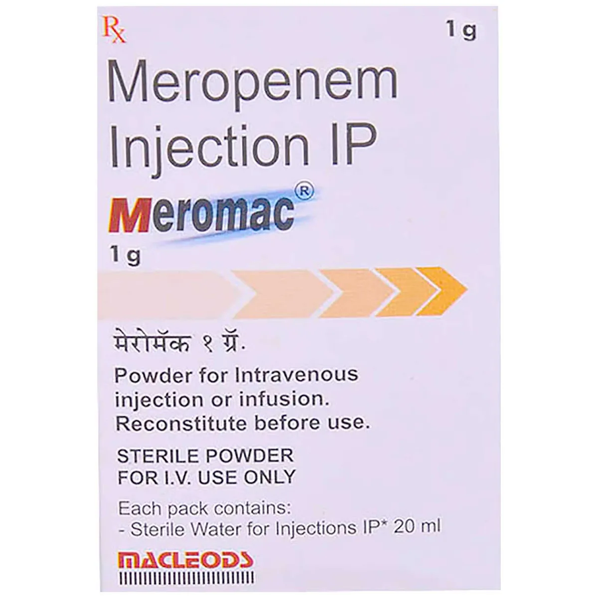 Meromac 1gm Injection: View usage, side effects, price and subtitute ...