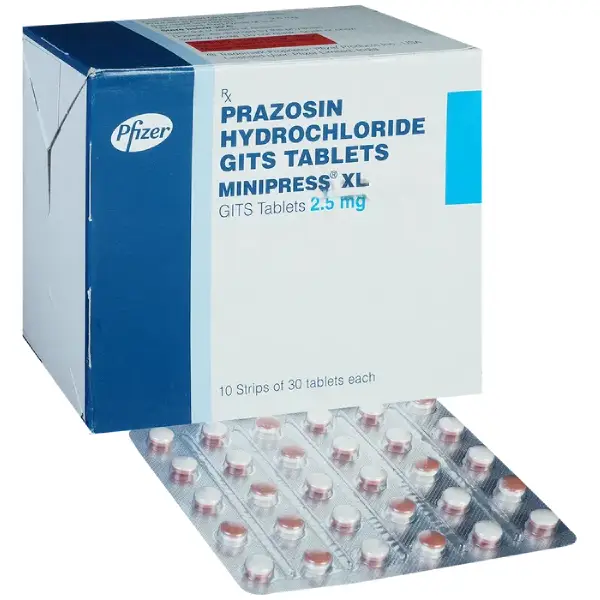 Minipress XL 2.5mg Tablet