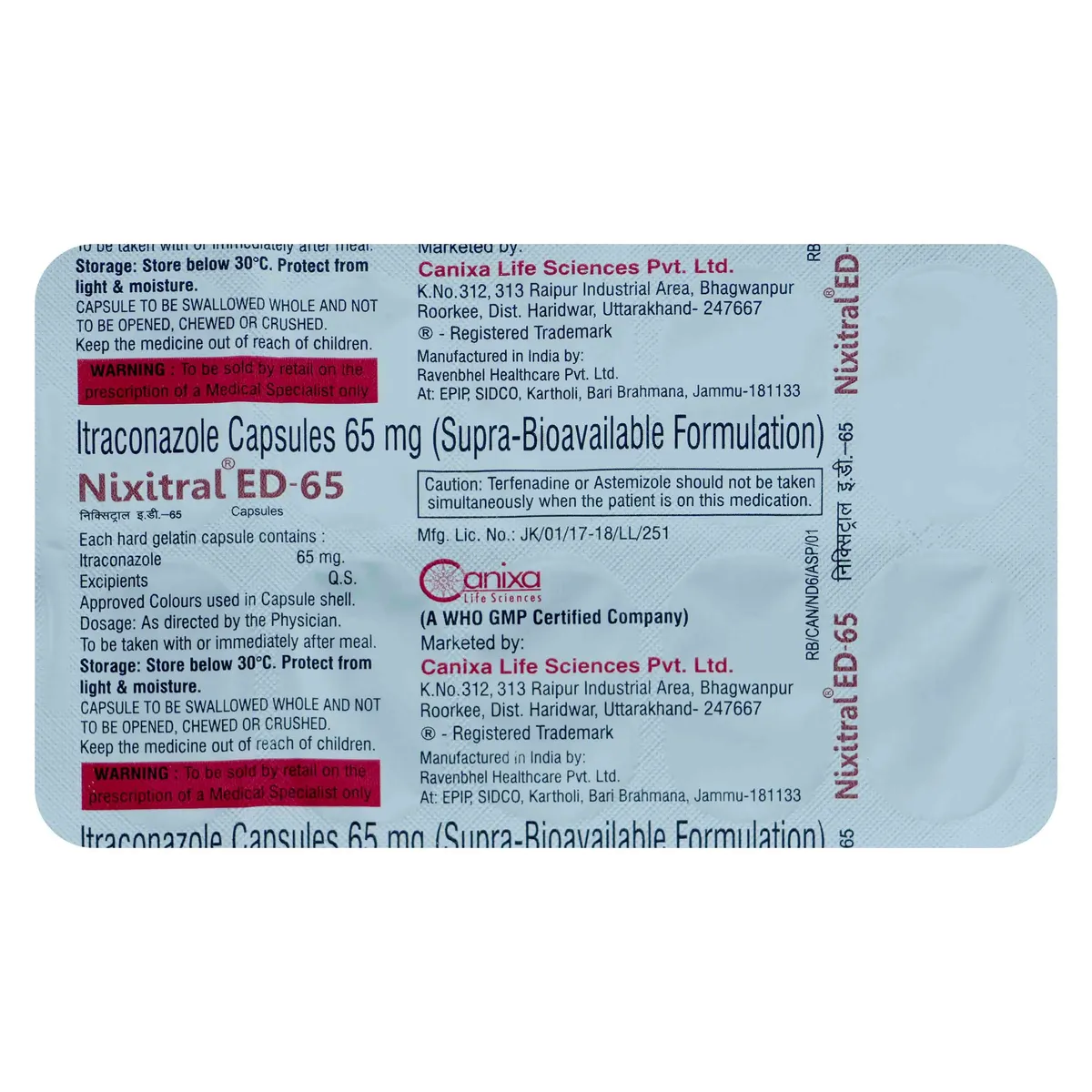 Nixitral ED 65 Capsule