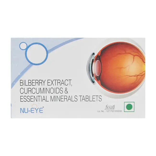 NU-Eye Bilberry Extract & Essential Minerals Tablet