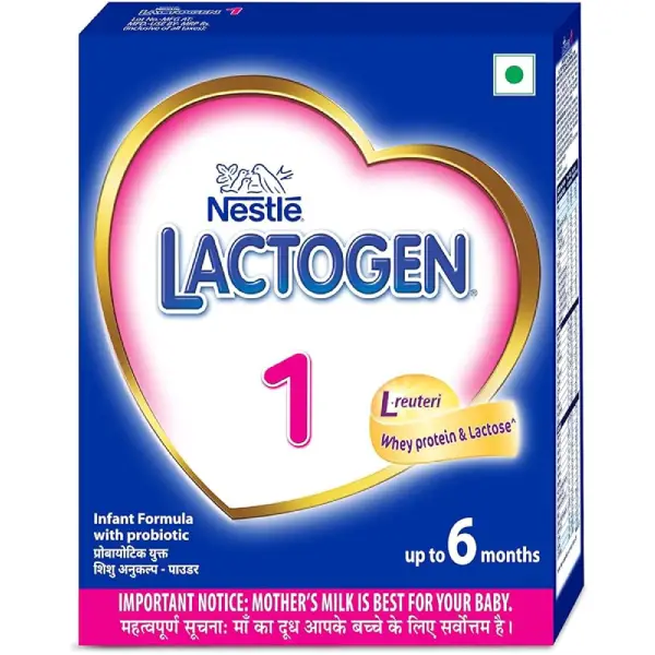 Nestle Lactogen Stage 1 Infant Formula for Babies (Up to 6 Months) | With L-Reuteri, Whey Protein & Lactose | Refill