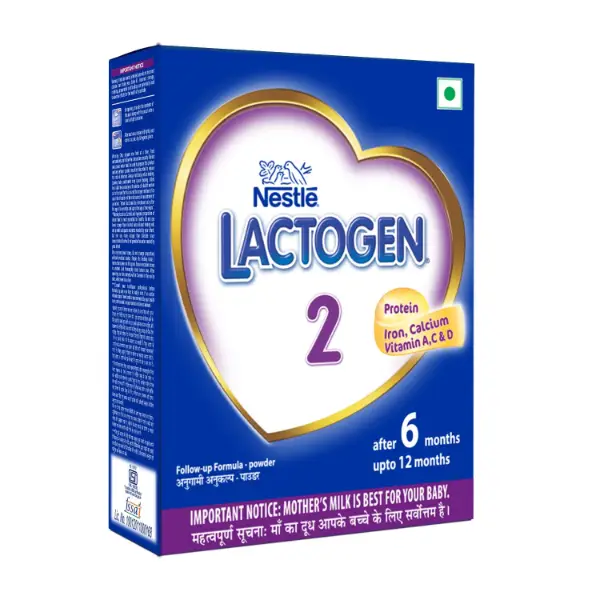 Nestle Lactogen Stage 2 Protein for Baby | With Iron, Calcium, Vitamin A, C & D | Powder Refill